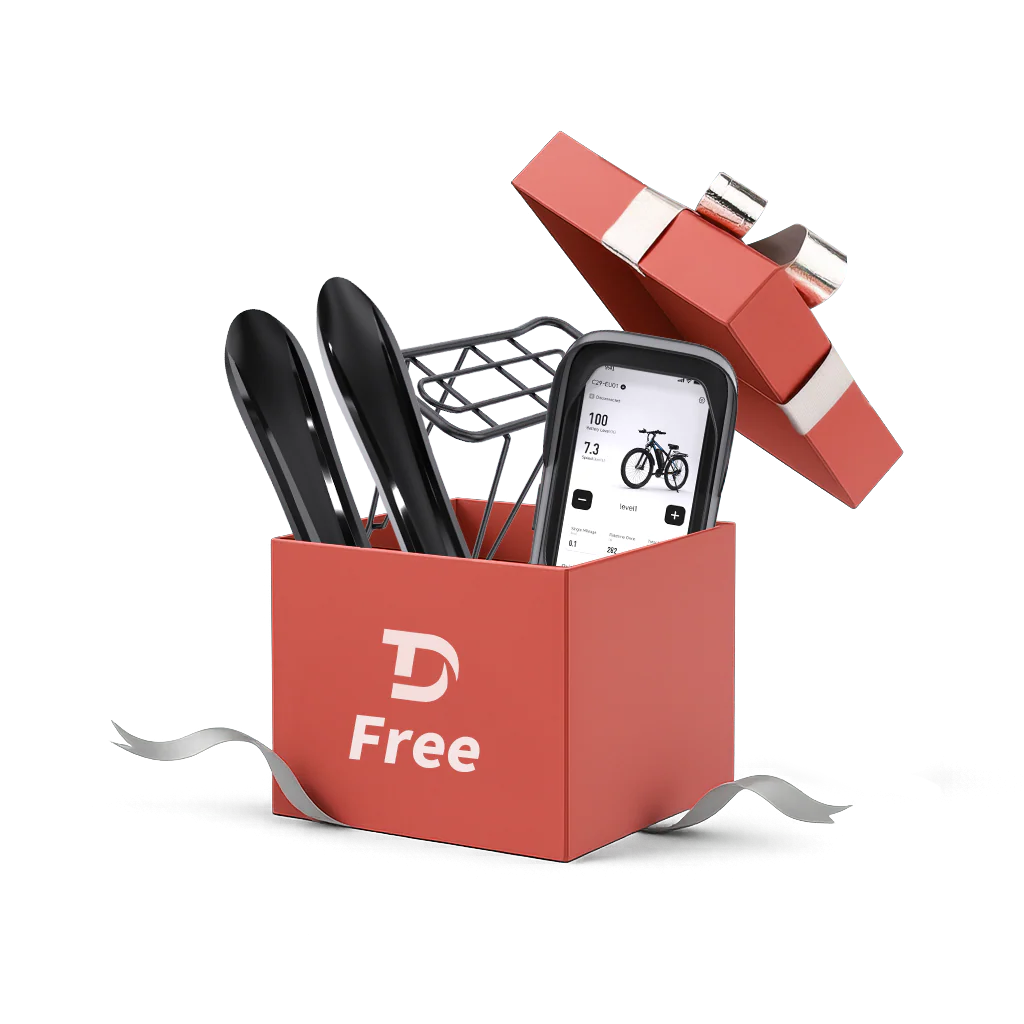 UK Cycling Pack(Free gifts with E-bike purchase,includes mudguards,and phone holder bag)